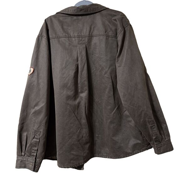 Legendary Whitetails Jacket Mens 2XL  Brown Journeyman Flannel Lined Waxed - Picture 3 of 16